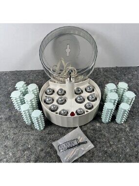 Vintage GE Hot Rollers General Electric F1HCD2 Hairsetter Made In Italy-5702